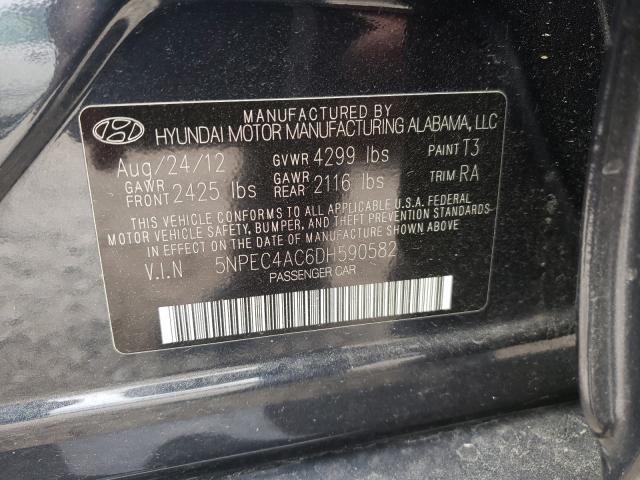 Photo 9 VIN: 5NPEC4AC6DH590582 - HYUNDAI SONATA SE 