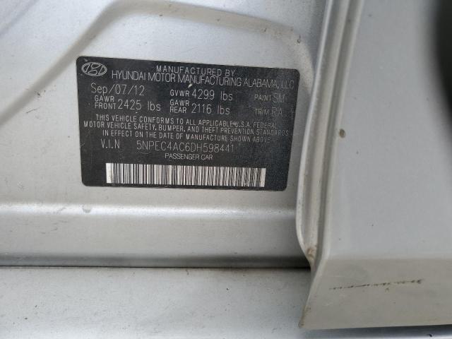 Photo 12 VIN: 5NPEC4AC6DH598441 - HYUNDAI SONATA 