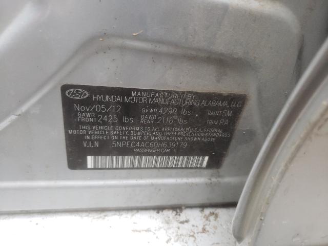 Photo 9 VIN: 5NPEC4AC6DH639179 - HYUNDAI SONATA SE 