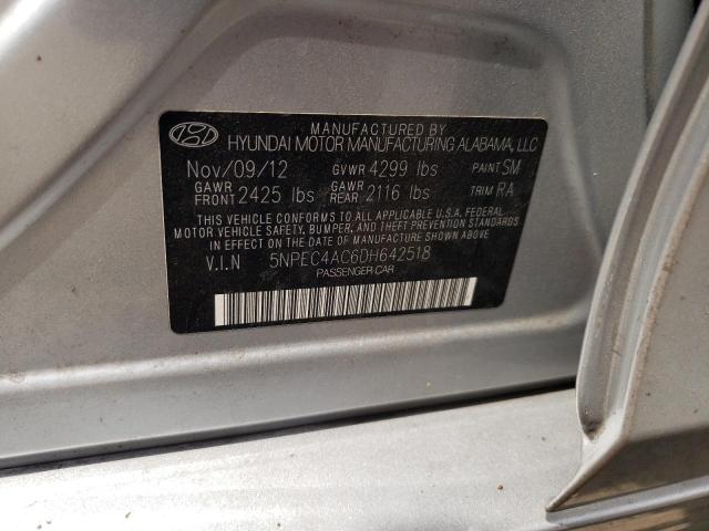 Photo 11 VIN: 5NPEC4AC6DH642518 - HYUNDAI SONATA SE 