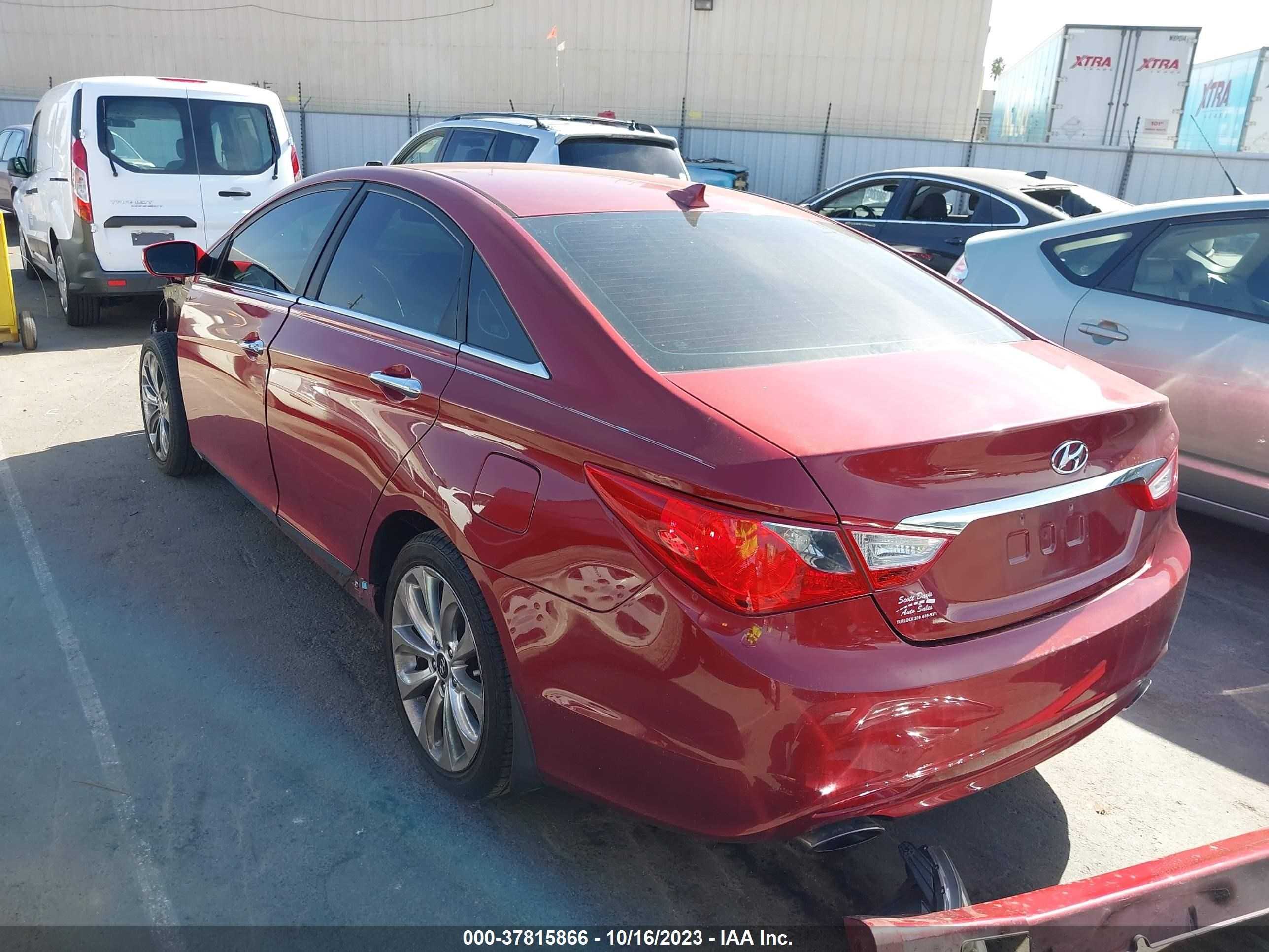 Photo 2 VIN: 5NPEC4AC6DH685210 - HYUNDAI SONATA SE 