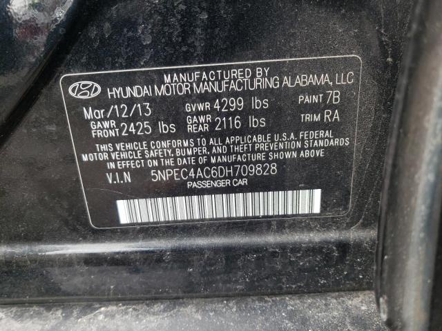 Photo 9 VIN: 5NPEC4AC6DH709828 - HYUNDAI SONATA SE 