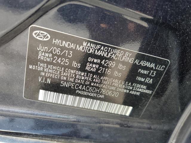 Photo 9 VIN: 5NPEC4AC6DH760620 - HYUNDAI SONATA SE 