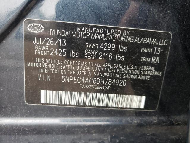 Photo 11 VIN: 5NPEC4AC6DH784920 - HYUNDAI SONATA SE 