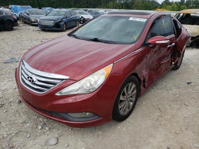 Photo 1 VIN: 5NPEC4AC6EH841425 - HYUNDAI SONATA SE 