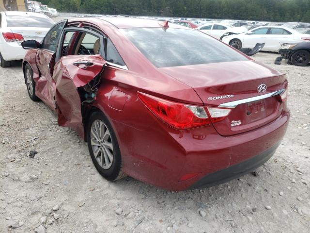 Photo 2 VIN: 5NPEC4AC6EH841425 - HYUNDAI SONATA SE 