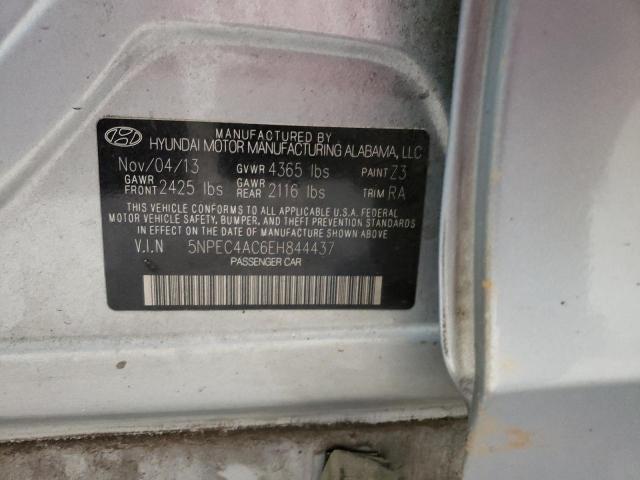 Photo 9 VIN: 5NPEC4AC6EH844437 - HYUNDAI SONATA SE 