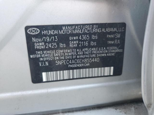 Photo 11 VIN: 5NPEC4AC6EH855440 - HYUNDAI SONATA SE 