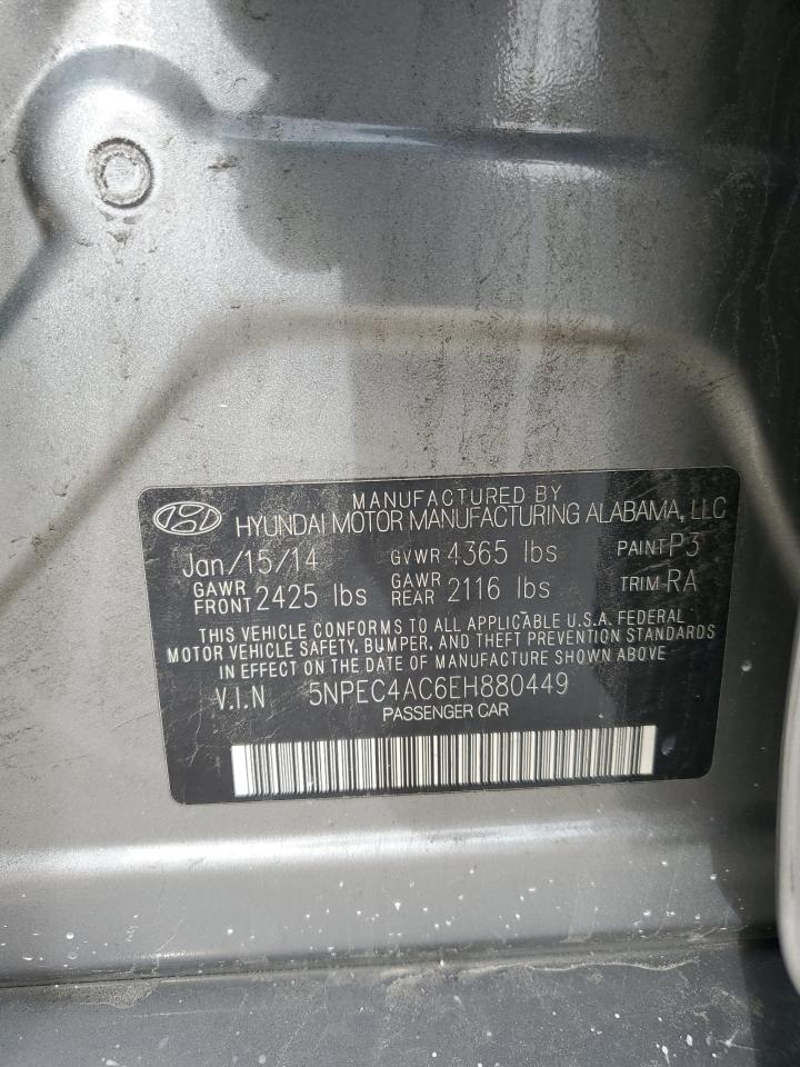 Photo 11 VIN: 5NPEC4AC6EH880449 - HYUNDAI SONATA 