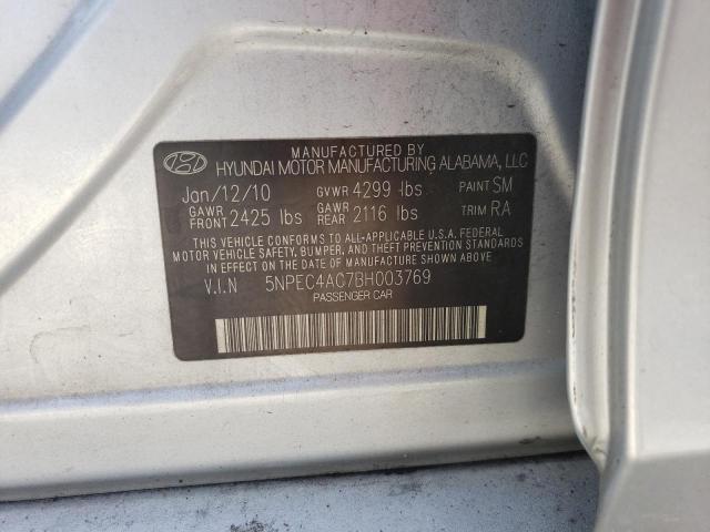 Photo 11 VIN: 5NPEC4AC7BH003769 - HYUNDAI SONATA SE 