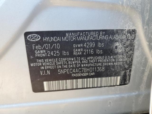 Photo 11 VIN: 5NPEC4AC7BH011368 - HYUNDAI SONATA SE 