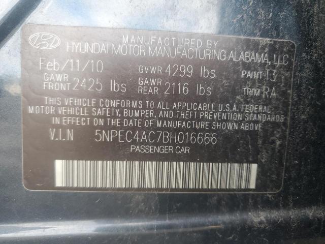 Photo 11 VIN: 5NPEC4AC7BH016666 - HYUNDAI SONATA 