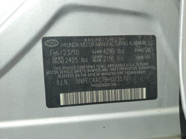 Photo 11 VIN: 5NPEC4AC7BH023570 - HYUNDAI SONATA 