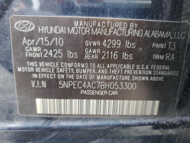 Photo 11 VIN: 5NPEC4AC7BH053300 - HYUNDAI SONATA 