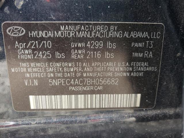 Photo 9 VIN: 5NPEC4AC7BH056682 - HYUNDAI SONATA SE 