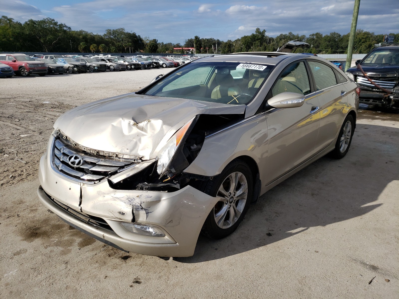 Photo 1 VIN: 5NPEC4AC7BH062336 - HYUNDAI SONATA SE 