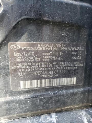 Photo 11 VIN: 5NPEC4AC7BH071649 - HYUNDAI SONATA SE 