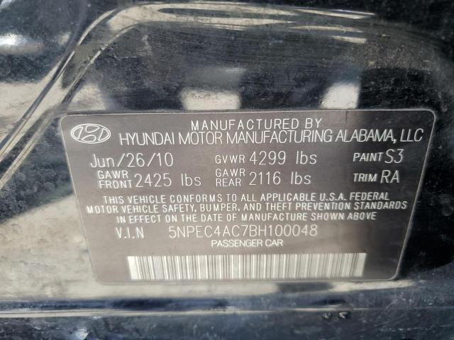 Photo 11 VIN: 5NPEC4AC7BH100048 - HYUNDAI SONATA SE 