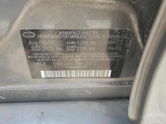 Photo 11 VIN: 5NPEC4AC7BH125712 - HYUNDAI SONATA SE 