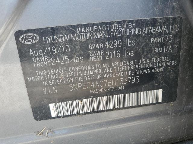 Photo 11 VIN: 5NPEC4AC7BH133793 - HYUNDAI SONATA 