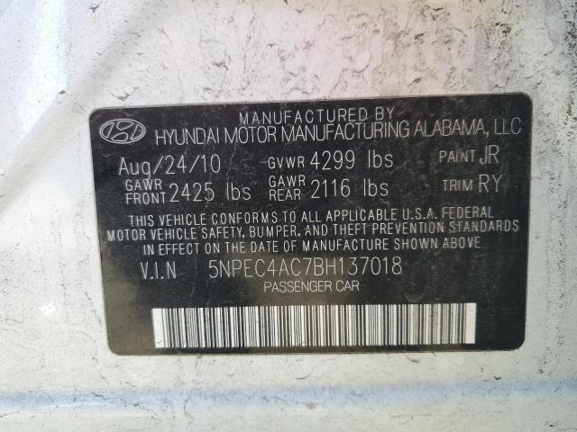 Photo 11 VIN: 5NPEC4AC7BH137018 - HYUNDAI SONATA 