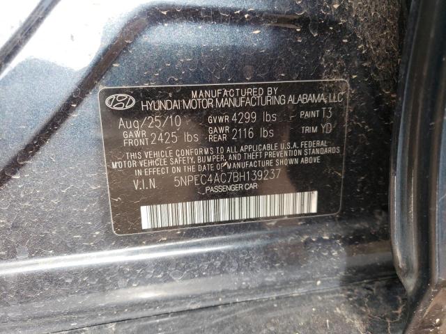 Photo 9 VIN: 5NPEC4AC7BH139237 - HYUNDAI SONATA SE 