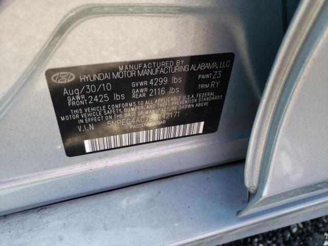 Photo 9 VIN: 5NPEC4AC7BH142171 - HYUNDAI SONATA SE 