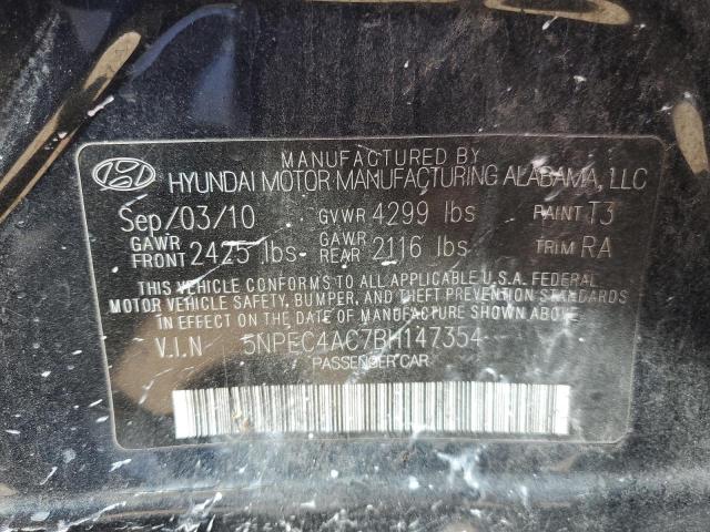 Photo 11 VIN: 5NPEC4AC7BH147354 - HYUNDAI SONATA SE 