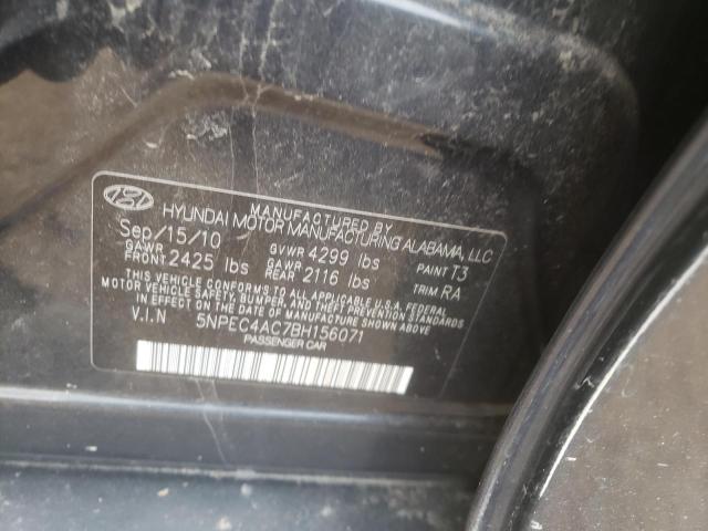 Photo 9 VIN: 5NPEC4AC7BH156071 - HYUNDAI SONATA SE 