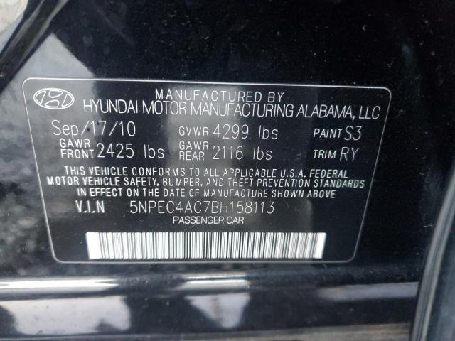 Photo 11 VIN: 5NPEC4AC7BH158113 - HYUNDAI SONATA 