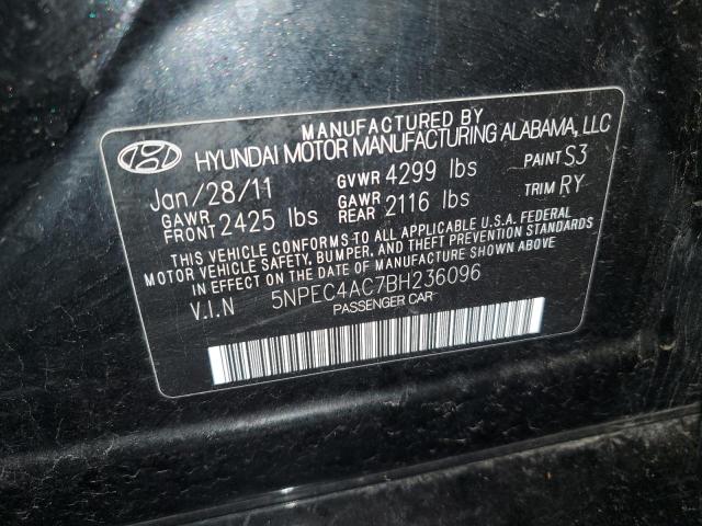 Photo 12 VIN: 5NPEC4AC7BH236096 - HYUNDAI SONATA SE 