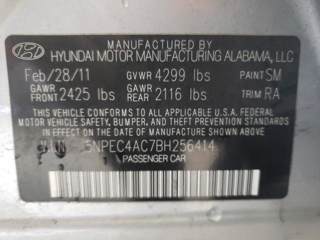 Photo 9 VIN: 5NPEC4AC7BH256414 - HYUNDAI SONATA SE 