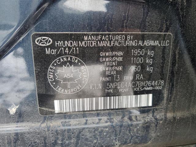 Photo 11 VIN: 5NPEC4AC7BH264478 - HYUNDAI SONATA 