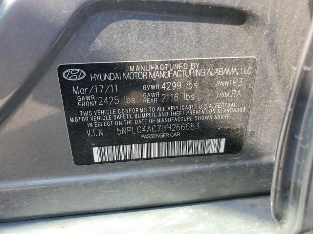 Photo 12 VIN: 5NPEC4AC7BH266683 - HYUNDAI SONATA SE 