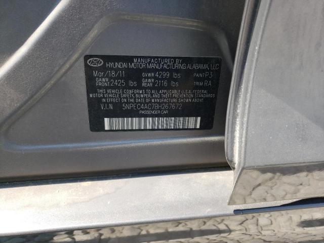 Photo 11 VIN: 5NPEC4AC7BH267672 - HYUNDAI SONATA SE 