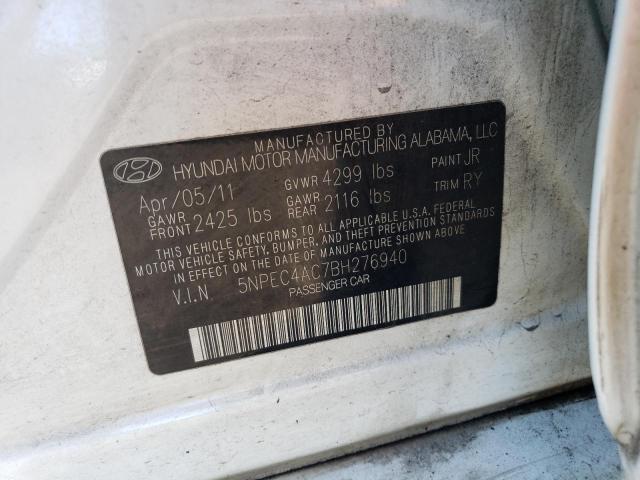 Photo 11 VIN: 5NPEC4AC7BH276940 - HYUNDAI SONATA 