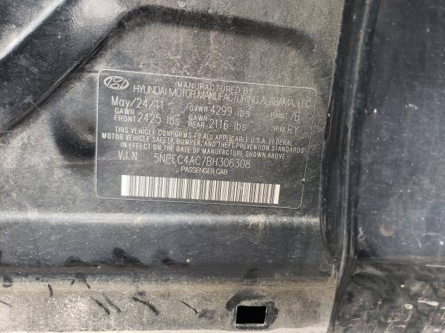 Photo 9 VIN: 5NPEC4AC7BH306308 - HYUNDAI SONATA SE 