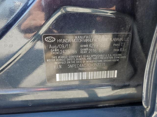 Photo 11 VIN: 5NPEC4AC7CH352271 - HYUNDAI SONATA 