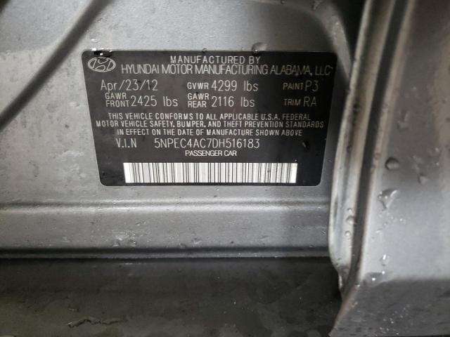 Photo 9 VIN: 5NPEC4AC7DH516183 - HYUNDAI SONATA SE 