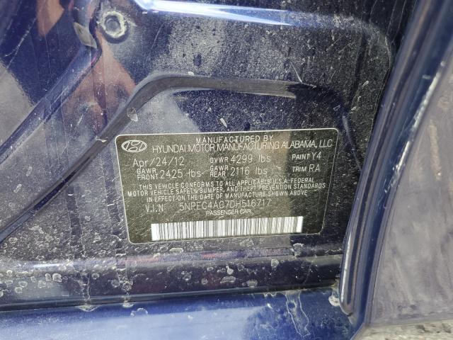 Photo 11 VIN: 5NPEC4AC7DH516717 - HYUNDAI SONATA 