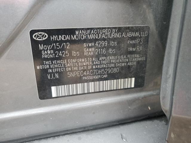 Photo 11 VIN: 5NPEC4AC7DH529080 - HYUNDAI SONATA 