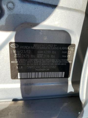 Photo 11 VIN: 5NPEC4AC7DH533582 - HYUNDAI SONATA SE 