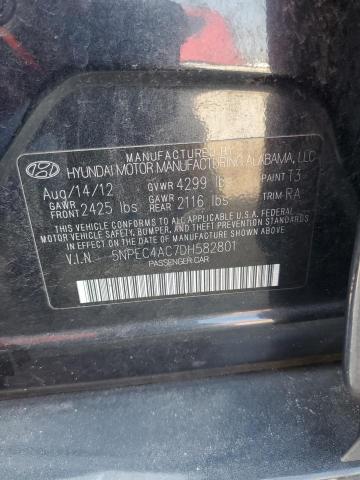 Photo 11 VIN: 5NPEC4AC7DH582801 - HYUNDAI SONATA SE 