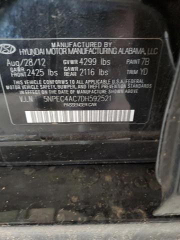 Photo 11 VIN: 5NPEC4AC7DH592521 - HYUNDAI SONATA 