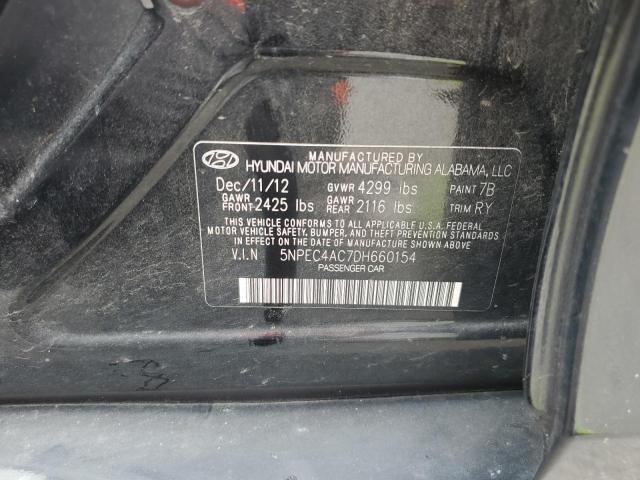 Photo 11 VIN: 5NPEC4AC7DH660154 - HYUNDAI SONATA 