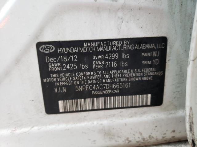 Photo 9 VIN: 5NPEC4AC7DH665161 - HYUNDAI SONATA SE 