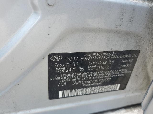 Photo 12 VIN: 5NPEC4AC7DH702662 - HYUNDAI SONATA SE 