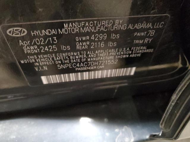 Photo 11 VIN: 5NPEC4AC7DH721552 - HYUNDAI SONATA SE 