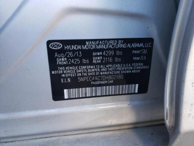 Photo 9 VIN: 5NPEC4AC7DH802180 - HYUNDAI SONATA SE 