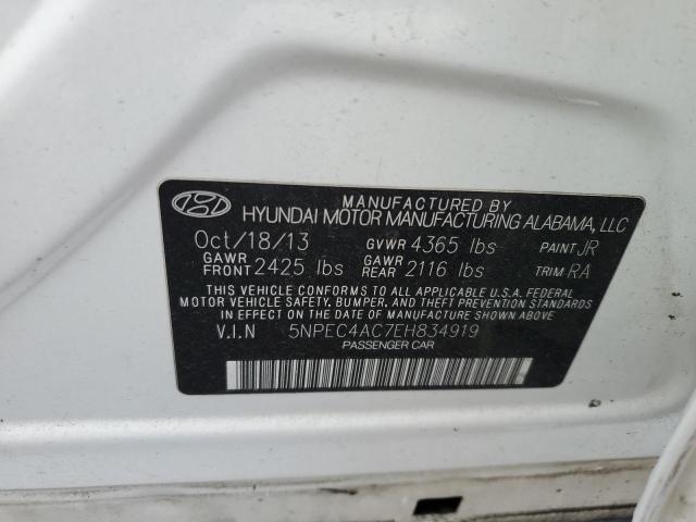 Photo 11 VIN: 5NPEC4AC7EH834919 - HYUNDAI SONATA SE 